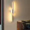 Riserva Aplique Pared Interior LED, 24W Lámparas murales lineales 3000K Luz Calida, Blanco Moderna Luz de Pared Para Sala De Estar, Pasillo, Oficina, Escaleras, Pasillo