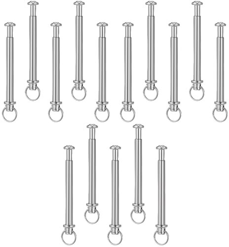 PRETYZOOM Kit Reparación Ventiladores De Mano 15 Juegos con Eje Macizo Remaches Acero Inoxidable Anillos Cinturones Accesorios para Mantenimiento Fácil Y Duradero
