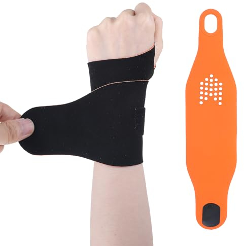 Dimeho Dünn Atmungsaktiv Handgelenkstütze Elastisch Handgelenkbandage Wrist Wrap Damen Herren Handbandage Handgelenk-Kompressionsbandage für Fitness Bodybuilding Kraftsport Tennis Badminton