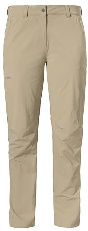 Schöffel Damen Pants Engadin1 Outdoorhose, Brandon Beige, 42 EU