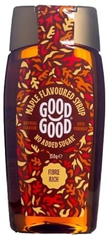 GOOD GOOD Sweet Like Syrup - Maple Syrup - 1 Pack - Keto Friendly - Low Carb - No Added Sugar (350g)