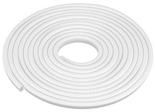 Car Door Edge Protector - 13Ft(4M) U Shape No Glue Car Edge Trim Rubber Seal, Universal Car Door Anti-Collision Strip, Car Door Edge Guard Trim Strips for Most Car (White)