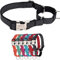 Juego de correa de collar de perro personalizado, nombre y número con grabado reflectante, collar de perro con placa de identificación personalizada, antipérdida por la noche, ajustable para perros