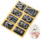 8 Pieces Metal Puzzles For Adults,Metal Puzzle,Metal Puzzles,Brain Teaser Metal Wire Puzzles,Mini Metal Puzzles,Iq Metal Puzzle,Metal Puzzles For Kids,Metal Puzzles Set,Suitable For Kids,Adults
