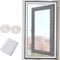 60x130cm Moustiquaire Porte Fenetre, Moustiquaire Fibre de Verre, Moustiquaire Rouleau Souple Invisible Transparent pour éviter les Moustiques et les Insectes