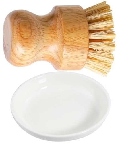 DEARMAMY 3sets Convenient Dish Brush Dish Scrub Brush Pots Wok Cleaner for Easy Cleaning