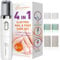 Own Harmony 4-in-1 Maniküre-/ Pediküre-Set - Elektrische Nagelfeile und Hornhautentferner - Profi Hornhauthobel Hornhautraspel - Nagelset zur Hand und Fußpflege
