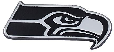FANMATS NFL Seattle Seahawks Chrome Emblem Chrom 1.4x3.15