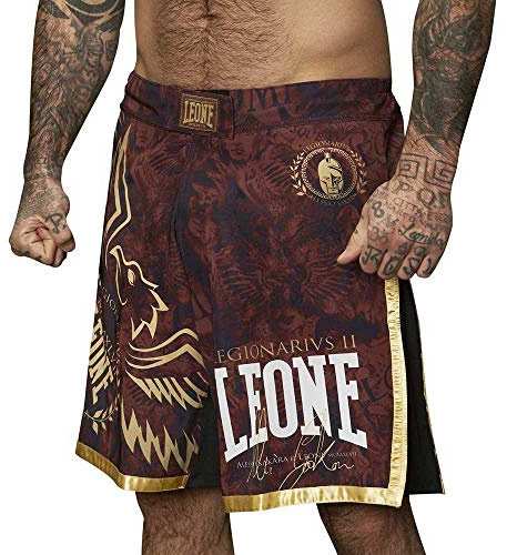 LEONE 1947, Legionarivs II MMA-Shorts, Unisex-Erwachsene, Bordeaux, AB790