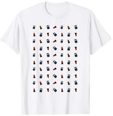 Pattern Tardis Dalek Éventail de voyage intergalactique T-Shirt