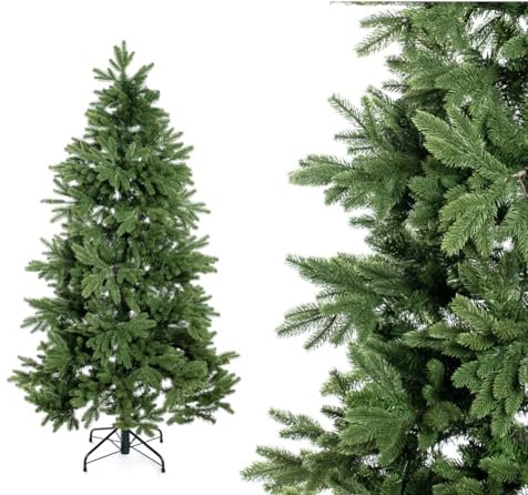 Weihnachtsbaum 180 cm – naturgetreuer Tannenbaum, künstliche Kiefer mit Ständer – Christbaum für Weihnachten – Christmas Tree