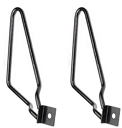 ANCLLO Lot de 2 supports pour sacoches de moto Harley Davidson 883 Iron XL883N Dyna Fat Bob FXDF (Noir)