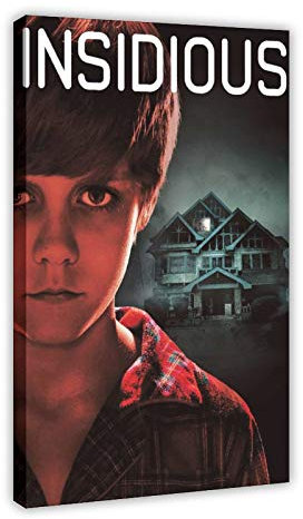 Insidious Poster mit klassischem Thriller-Film, Vintage-Film 9, Leinwand-Kunstdruck, Gemälde für Wohnzimmer, Schlafzimmer, Dekoration, Rahmen: 50 x 75 cm