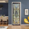 A.Monamour Türtapete Selbstklebend Türfolie Türposter 3D Buntglas Fenster Muster Vinyl Folie Türdeko Tapete Wandbild Türaufkleber Türtattoo 90 x 200 cm