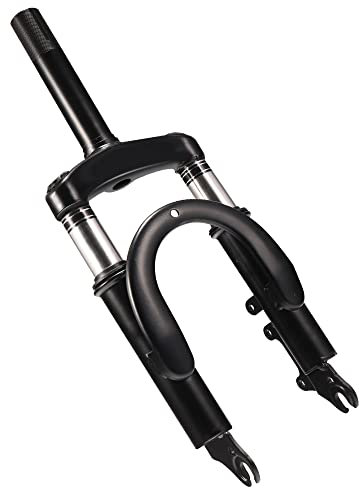 HTBCCHB 12 Inch Front Suspension Fork for Brake Disc Alloy Steel Holder Motorcycle MTB Bicycle Electric Scooter Front Tube Shock Electric Bicycle