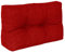 DILUMA | Palettenkissen Comfort Modell 2021 | Rückenlehne 60x40 cm Rot | Für Indoor/Outdoor, Wasserabweisend