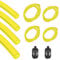 CYNNXIA 4 Sizes Fuel Line Hose Tube Universal Fuel Line Petrol Strimmer Fuel Pipe Replacement Oil Tube Pipe with 2 Pcs Fuel Filters for Chainsaw Weedeater Mower Trimmer Blower (1.5 m*4 Size)