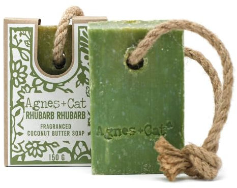Seife an einem Seil - Rhabarber Rhabarber