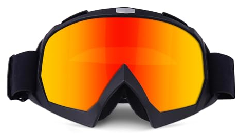 BIBIRE Motorradbrille, Motocross Brille Dirt Bike Off-Road Mtb Brille, Anti Fog UV Schutzbrille Staubdichte Oneal Brille für Motocross Fullface Helm, geeignet für Rennen, Skifahren, Klettern