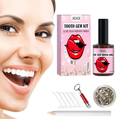 Zahnschmuck, Zahnstein Schmuck, Zahnschmuck Set Mit Kleber, Zahn Edelstein Set, Zahnstein Set, Zahnschmuck Set, Zahn Steinchen Set Mit Kleber, DIY Zahn Edelstein Kit