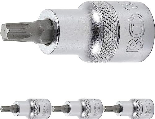 BGS 4372 | Bit-Einsatz | Länge 53 mm | 12,5 mm (1/2) | T-Profil (für Torx) T40 | CV-Stahl (Packung mit 4)
