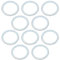 OTOTEC 10PCS Saw Blade Bore Bushing Reduction Ring Adapter Ring Steel Spacer for Angle Grinders Circular Saw Blades Woodworking Tools 20x16mm
