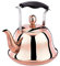 OSMARI Ceramic Electric Kettle Cordless Water Teapot, 1.2L Teapot Retro Jug, 1000W Water Fast for Tea, Coffee, Soup, Oatmeal Removable Base, Automatic Power Off,Boil Dry Protection White,Rose Gold,4L
