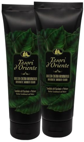 Doccia Crema Aromatica al Sandalo del Kashmir e Vetiver 250ml (2 Doccia Crema)