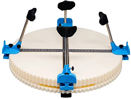 SHENJIA Adjustable Pottery Machine Turntable Clamp, Ceramic Trimming Tools Sculpting Clamp Repair Tools Adjustable Pottery Machine Turntable Clamp for Ceramic Beginners Professionals