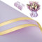 Papier Cadeau Fleuri,Papier d'emballage de Fleurs Impermeable Papier Fleuriste Emballage Fleur Papier Bouquet de Fleur Violet Papier Plastique Emballage Fleuriste Papier Emballage Bouquet de Fleur