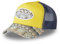 Von Dutch Kappe für Damen und Herren, Trucker-Kappe ETHNIK, verstellbar, Gelb/Blau/Beige, Einheitsgröße