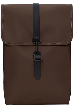 RAINS Sac à dos imperméable en polyuréthane, fermeture par mousqueton, poche pour PC, Cadre, standar