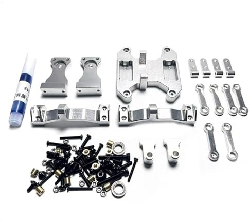 MGHGFYTAS RC Accessory Compatible With WPL B16 B36 1/16 6X6 6WD RC Car Upgrade Parts Modified Accessories Metal Balance For Chassis Board Seesaw Kit