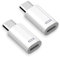 XWYDZ 2 Pcs Lighting Female to USB C Adapter Compatible with iPhone Series, Lightning to USB C Adapter, 35W Fast PD Charger Not for Earphone/USB Stick, ONLY for Charging/Data Transfer, White