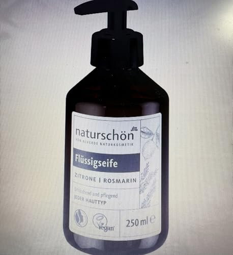 alverde NATURKOSMETIK naturschön Flüssigseife Zitrone Rosmarin, 250 ml