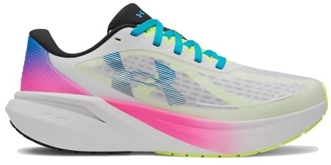 Under Armour Velociti Pace Laufschuhe Neutralschuh Damen weiß - White/Rebel pink/Capri 39