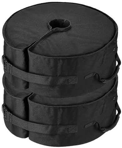 MEIDIV 2 Pack Parasol Base Weights Bags, Heavy Duty Parasol Weights Sandbag Up to 90lb for Cantilever, Patio Umbrella, Sun Umbrella Stand Outdoor