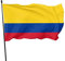 Bandera de Colombia de 90 x 150 cm para decoración de jardín y exterior