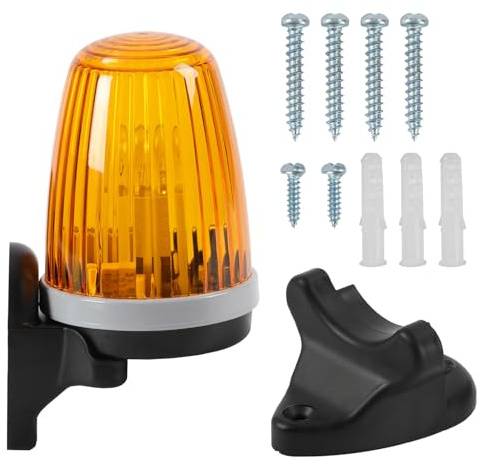 Peviasot Toröffner-Warnleuchte, 15W LED-Sicherheits-Blitzleuchte, IP54 Universelle Alarmleuchte, Sicherheitslampe für Autos, Garagentore