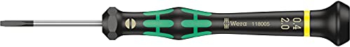 Wera, 2035 Giravite a taglio per l'elettronica, 0.40 x 2.0 x 40 mm