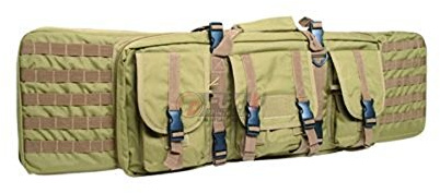 Mil-Tec Large Rifle Case Tactical Padded Gun Bag MOLLE Airsoft Shooting Hunting Coyote