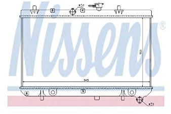 Nissens 66665 Radiator, engine cooling