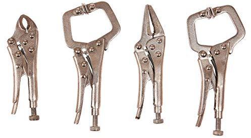 Amtech C1660 Mini Locking Plier Set, 4-Piece