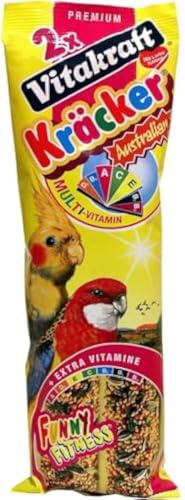 Vitakraft Kräcker 21196 Multi-Vitamin Large Budgies Pack of 2