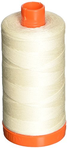 Aurifil A1050-2026 Mako Cotton Thread Solid 50WT 1422Yds Chalk