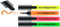 edding 345 Textmarker - gelb, orange, pink, grün - 4er-Set - Keilspitze 2-5 mm - ideal für leuchtende Markierungen und Hervorhebung von Textpassagen und Notizen