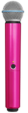 Shure WA713-PNK Colored Handle Only for BLX2/SM58 and BLX2/BETA58A Wireless Transmitters (Pink)