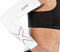 2XU UA4009a Flex Compression Arm Sleeves, Unisex-Adult, White/Grey, S