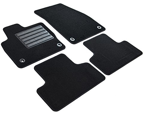 MDM SP-1850 Fußmatten Velours Autoteppich passend für Land Rover Evoque I 07.2011>03.2019, black