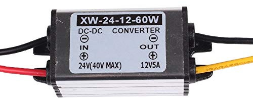 DC 24 V a 12 V convertidor reductor regulador 5A 60W adaptador de fuente de alimentación